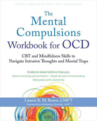 Paperback workbook by New Harbinger Publications on OCD mental compulsions, featuring CBT and mindfulness skills for intrusive thoughts.