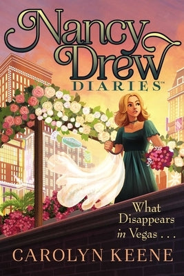 Paperback copy of "What Disappears in Vegas" by Aladdin Paperbacks featuring colorful cover art with desert and casino scenes