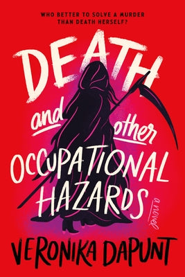 Paperback of "Death and Other Occupational Hazards" by Poisoned Pen Press, showing the book cover with title and author details.