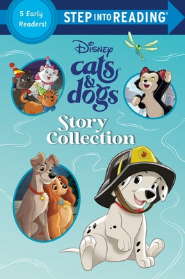 Paperback Disney Cats and Dogs Story Collection by Random House Disney, featuring colorful cover art with beloved characters.