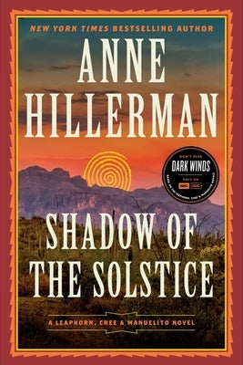 Paperback of Shadow of the Solstice novel by Harper Perennial, featuring cover art with desert landscape and Native American imagery.