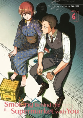 Square Enix Manga paperback of "Smoking Behind the Supermarket with You 06" featuring the book cover with characters and title.