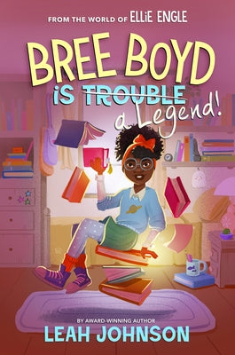 Paperback copy of "Bree Boyd Is a Legend!" by Disney Hyperion, featuring colorful cover art with characters and vibrant design.