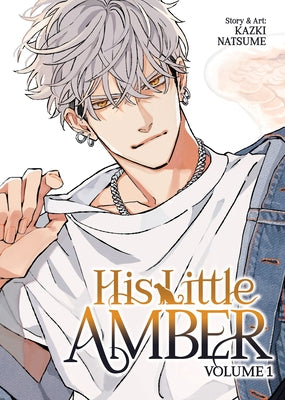 Paperback copy of His Little Amber Vol. 1 by Seven Seas with colorful cover art featuring characters from the manga series.