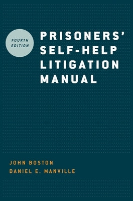 Paperback Prisoners' Self-Help Litigation Manual by Oxford University Press, showing the book cover with title and publisher details.