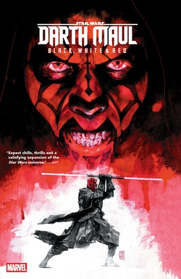 Paperback Star Wars Darth Maul comic book by Marvel Universe featuring a black, white, and red cover illustration.