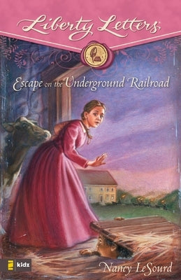 Paperback book titled "The Escape on the Underground Railroad" by Zonderkidz, featuring cover art related to the historical escape story.