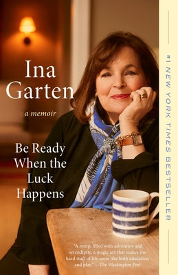 Paperback edition of "Be Ready When the Luck Happens" memoir by Crown Publishing Group, featuring a close-up of the book cover.