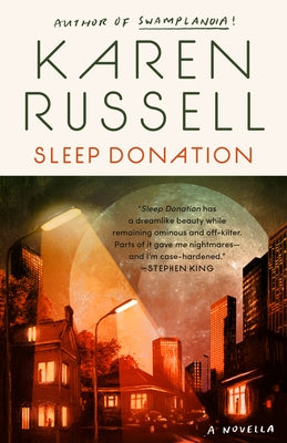 Vintage Sleep Donation paperback book cover featuring a calming design and title text on the front.