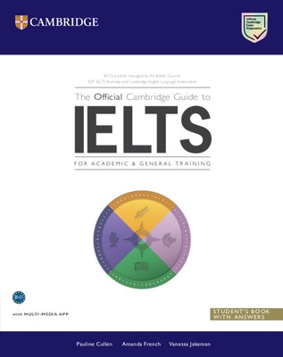 Paperback of The Official Cambridge Guide to IELTS Student's Book with Answers by Cambridge University Press, showing the front cover.