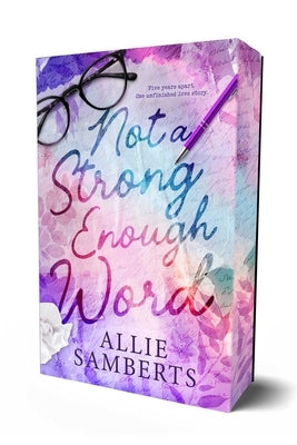 Paperback of "Not a Strong Enough Word" by Page & Vine, showing the book cover with title and author details.