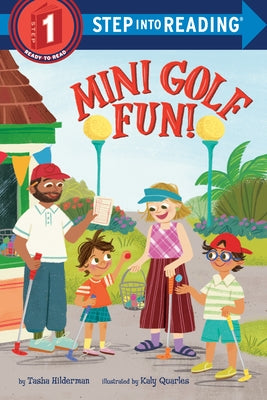 Paperback Mini Golf Fun! book by Random House Books for Young Readers, featuring colorful illustrations on the cover.