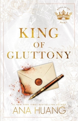 Paperback of King of Gluttony by Bloom Books, featuring the book cover with dark and detailed artwork.