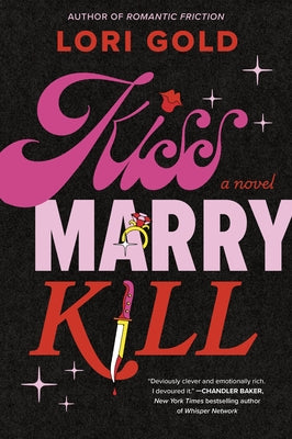 Paperback of "Kiss, Marry, Kill" by Park Row showing the book cover with title and author text.
