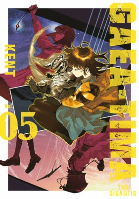 Paperback Gaea-Tima the Gigantis 5 comic book by Kodansha Comics featuring colorful cover art and character illustrations.