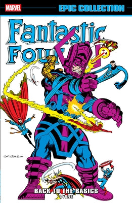 Marvel Universe Fantastic Four Epic Collection paperback book cover featuring the Fantastic Four team illustration.