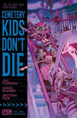 Paperback of Cemetery Kids Don't Die Vol 2: Run Rabid by Oni Press featuring colorful cover art with zombies and children.