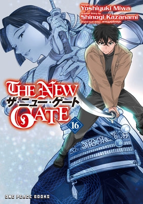 Paperback of The New Gate Volume 16 by One Peace Books, featuring cover art with vibrant manga-style illustrations.