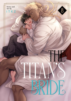 Paperback copy of The Titan's Bride Vol. 8 by Seven Seas, featuring cover art with characters from the manga series.