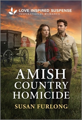 Amish Country Homicide mass market paperbound book from Love Inspired Suspense series featuring a rural Amish setting and suspense themes.