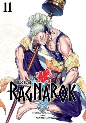 Paperback of Record of Ragnarok, Vol. 11 manga by Viz Media featuring dynamic cover art with characters in battle poses.