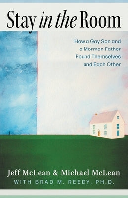 Paperback book titled "Stay in the Room" by Indigo River Publishing with a cover featuring calming artwork.