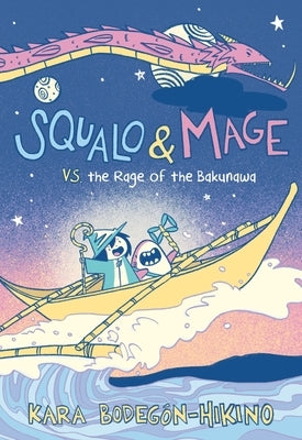 Paperback graphic novel "Squalo & Mage vs. the Rage of the Bakunawa" by Harperalley, featuring colorful cover art.