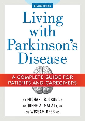 Paperback book titled "Living with Parkinson's Disease: A Complete Guide for Patients and Caregivers" by Robert Rose, showing the cover.