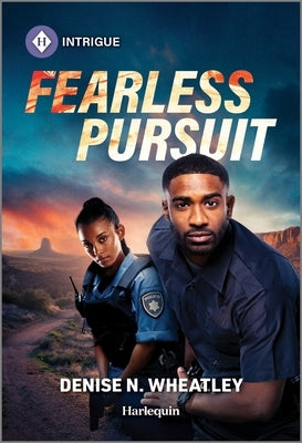 Fearless Pursuit mass market paperback book by Harlequin Intrigue featuring a suspenseful cover with a mysterious, adventurous scene.