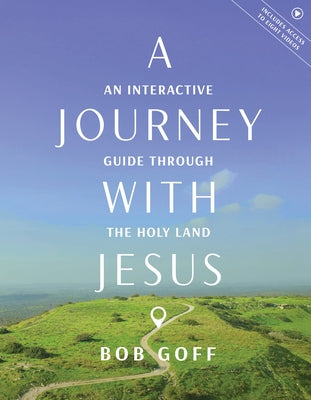 Paperback copy of "A Journey with Jesus: An Interactive Guide Through the Holy Land" by David C Cook, showing the book cover.