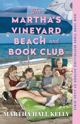 Paperback of The Martha's Vineyard Beach and Book Club by Ballantine Books, showing the book cover with seaside-themed artwork.