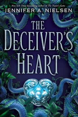 Paperback of The Deceiver's Heart, second book in the Traitor's Game series by Scholastic Inc., showing the cover design.