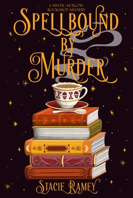 Paperback of Spellbound by Murder, a Mystic Hollow Bookshop Mystery by Crooked Lane Books, with a cover featuring mystical imagery.