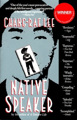 Paperback of Native Speaker by Riverhead Books, featuring the book cover with title and author details.
