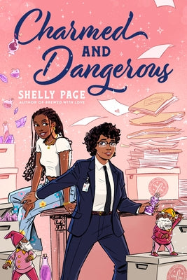 Paperback of "Charmed and Dangerous" by Joy Revolution featuring colorful cover art with fantasy-themed illustrations.