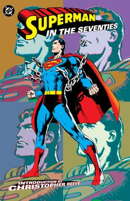 Paperback of Superman in the Seventies by DC Comics featuring classic Superman artwork on the cover.