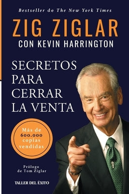 Paperback of "Secretos para cerrar la venta" by Taller del Exito, showing the book cover with title and branding.