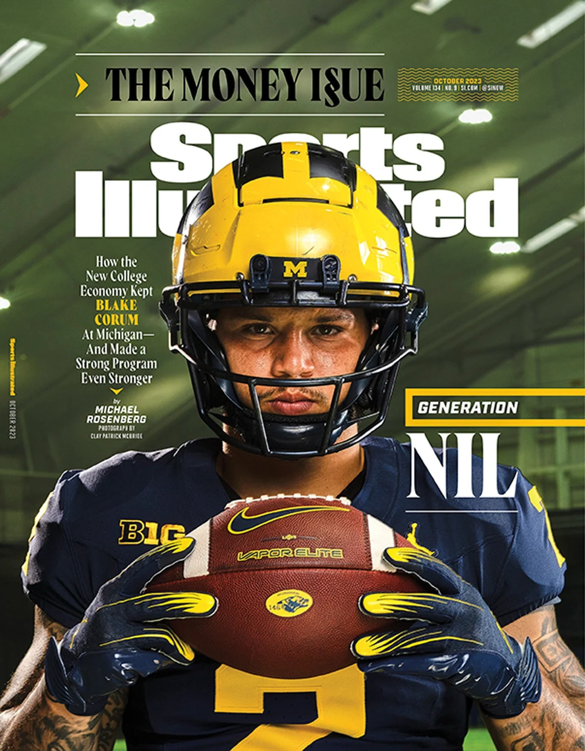 Sports Illustrated magazine cover featuring dynamic sports imagery and bold headlines for sports enthusiasts.