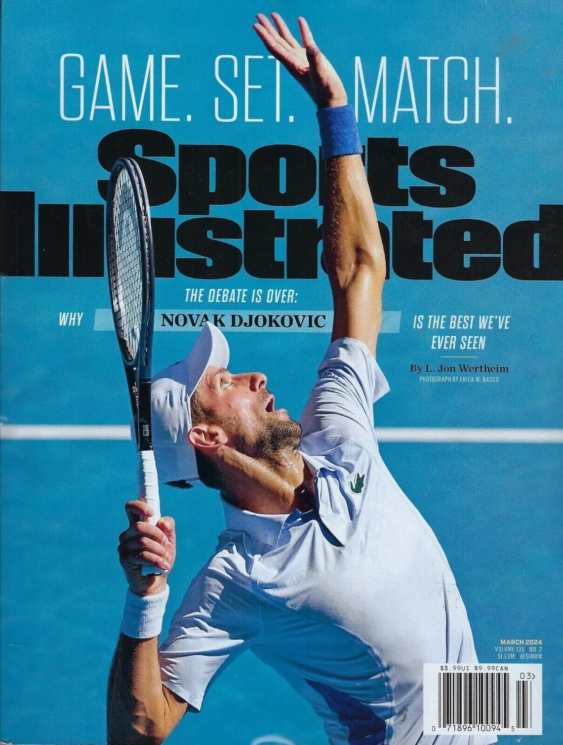 Sports Illustrated magazine cover featuring dynamic sports imagery and bold headlines, reflecting current athletic events.
