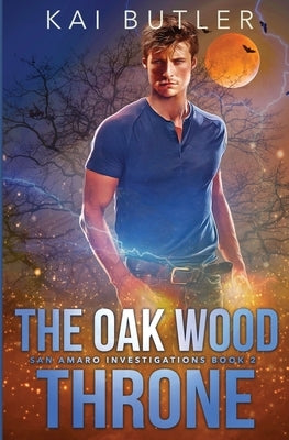 Paperback copy of The Oak Wood Throne by Independently Published, featuring a plain cover with the title text.
