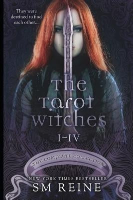 Paperback book titled The Tarot Witches Complete Collection featuring Caged Wolf, Forbidden Witches, Winter Court, and Summer Court.