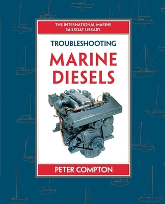 Paperback troubleshooting guide for marine diesel engines by International Marine Publishing showing the book cover.