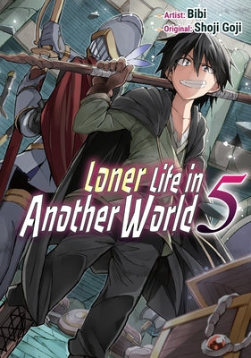 Paperback manga volume 5 of Loner Life in Another World by Kaiten Books featuring colorful cover art.
