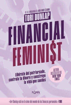 Paperback of Financial Feminist Spanish Edition by Koan, featuring the book cover with bold typography and colorful design.