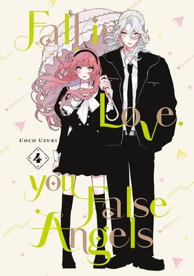 Paperback of Fall in Love, You False Angels 4 by Kodansha Comics showing the book cover with colorful artwork.