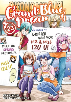 Paperback of Grand Blue Dreaming 23 manga by Kodansha Comics featuring colorful cover art with characters from the series.