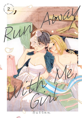 Paperback manga titled "Run Away with Me, Girl 2" by Kodansha Comics, featuring colorful cover art with characters.