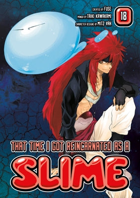 Paperback of That Time I Got Reincarnated as a Slime 18 manga by Kodansha Comics, featuring the cover with characters and artwork.