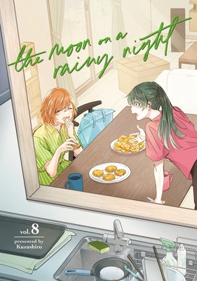 Paperback of The Moon on a Rainy Night 8 by Kodansha Comics, featuring a dark, rainy night scene on the cover.