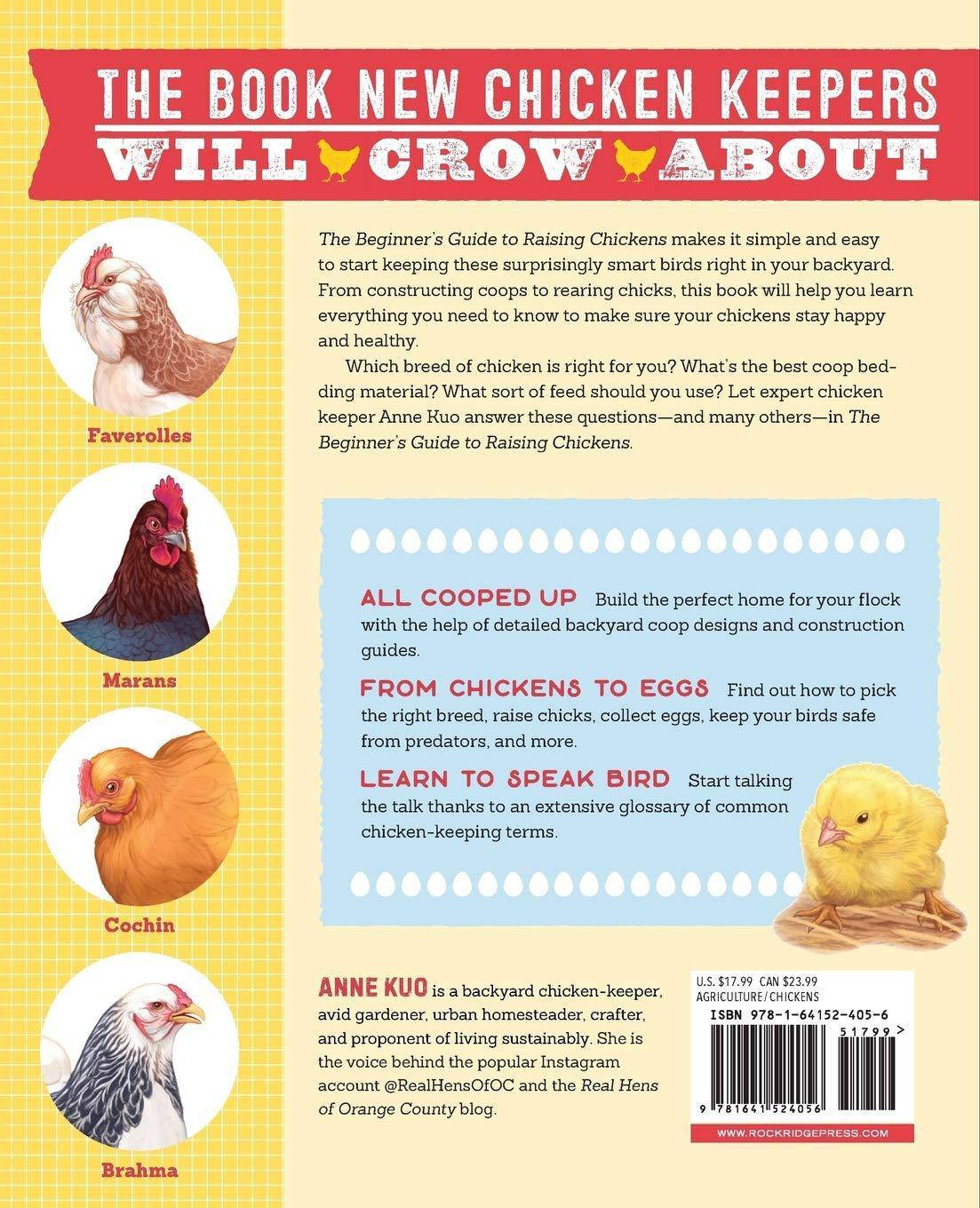 Beginner's Guide to Raising Chickens: How to Raise a Happy Backy - TX Corrections Bookstore